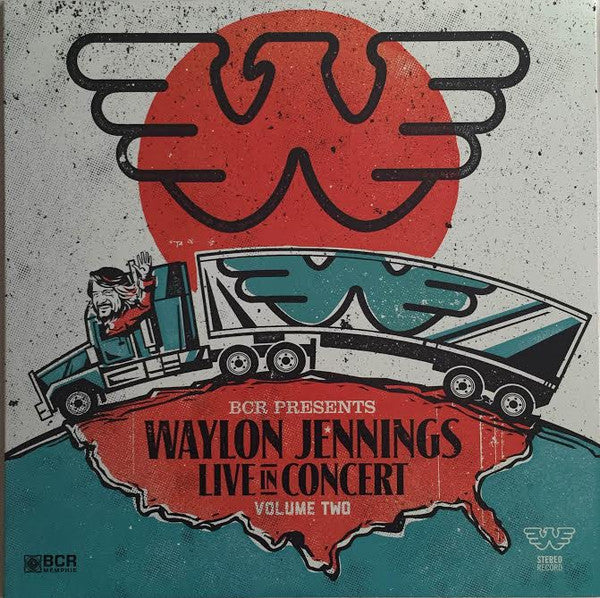 Waylon Jennings – Live in Concert VOL. 2 (White Vinyl/Limited) 🇺🇸