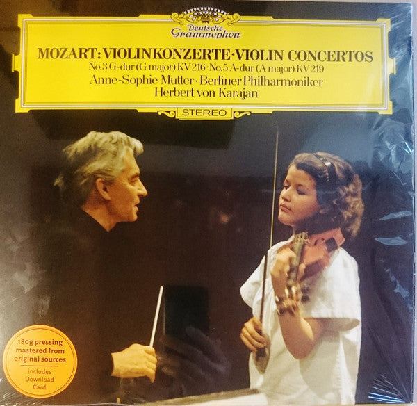 Anne-sophie & Berliner Philharmoniker & Herbert Von Karajan Mutter – Mozart: Violin Concertos Nos. 3 & 5 🇺🇸