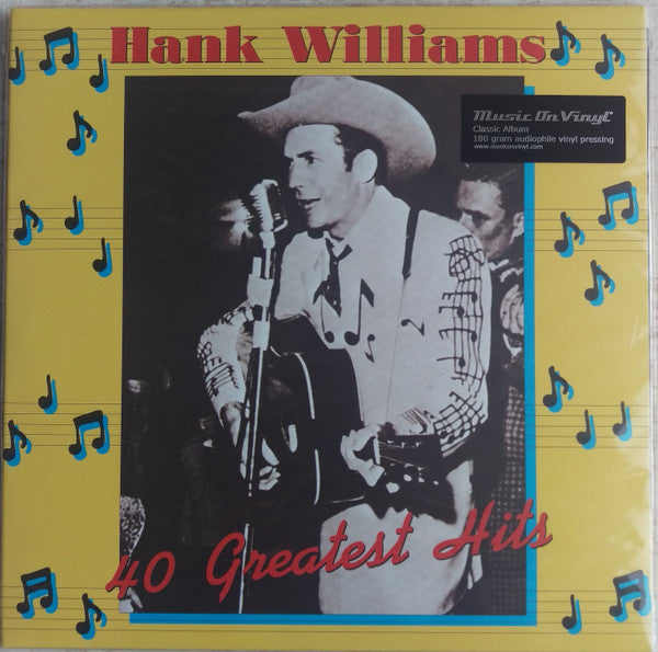 Hank Williams – 40 Greatest Hits (180G) 🇺🇸