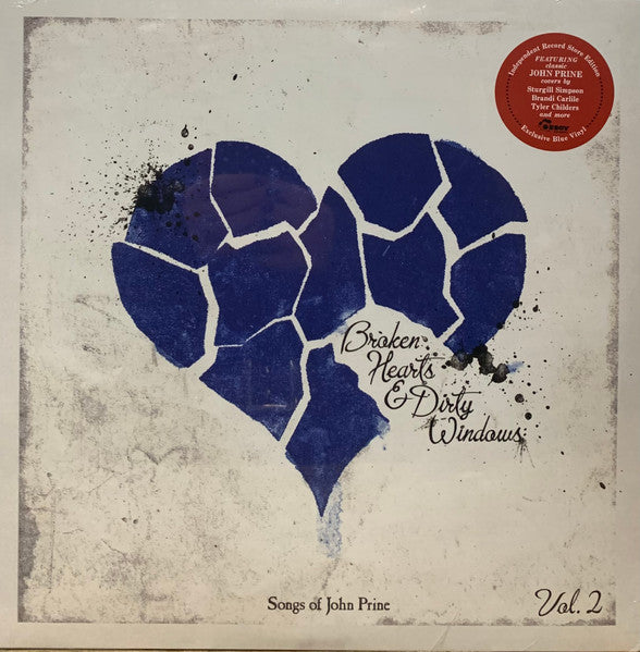 Various Artists – Broken Hearts & Dirty Windows: Songs of John Prine, VOL. 2 (Opaque Blue Vinyl) (I) 🇺🇸