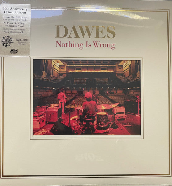 Dawes – Nothing is Wrong (10TH Anniversary Deluxe Edition/Gold/Silver/Black Swirl Vinyl) 🇺🇸