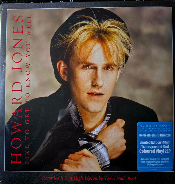 Howard Jones – Like to Get to Know You Well Live at High Wycombe Town Hall, 1983 (2LP/Red Vinyl) 🇺🇸