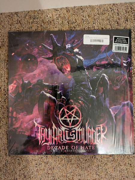 Thy Art Is Murder – Decade Of Hate (Live In Melbourne 2023) (Blue/Black/Pink Splatter Vinyl/2Lp) 🇺🇸
