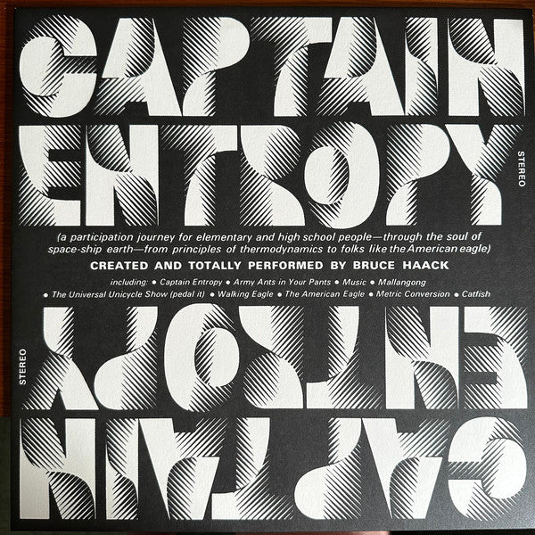 Bruce Haack – Captain Entropy (Clear Vinyl) 🇺🇸