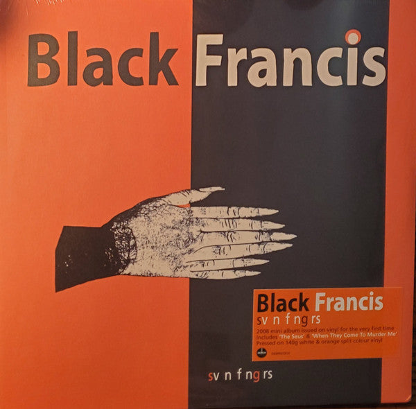 Black Francis – Svn Fngrs (140G/Orange & White Split Vinyl) 🇺🇸
