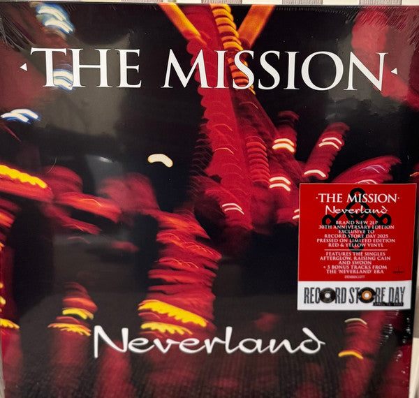 Mission – Neverland (2LP/140G/Translucent Red Vinyl) (RSD) 🇺🇸