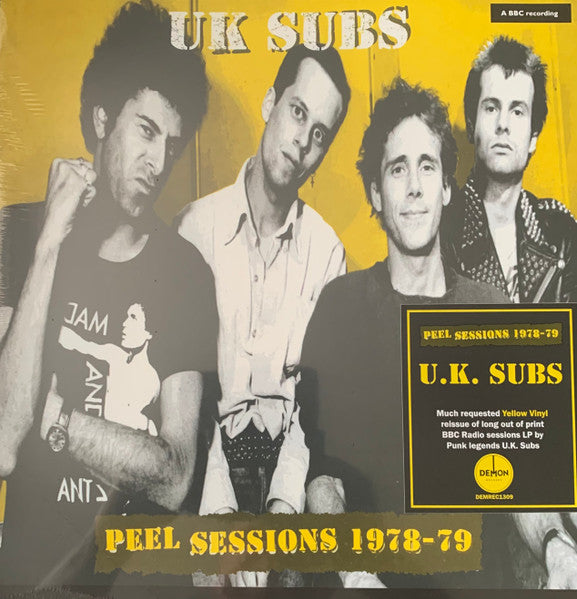 UK Subs – Peel Sessions (140G/Yellow Vinyl) 🇺🇸