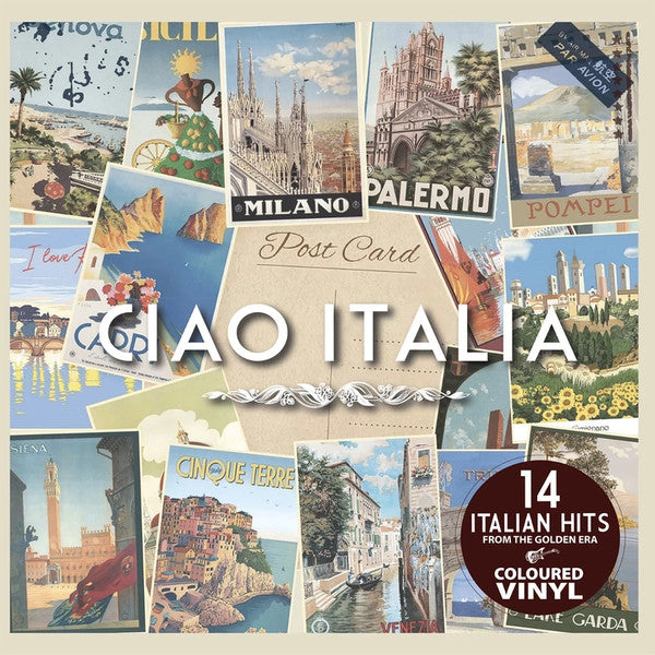 Various Artists – Ciao Italia (Crystal Clear & Solid Silver & Solid Blue Vinyl/180G) 🇺🇸