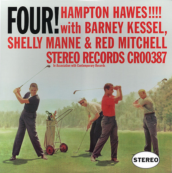 Hampton; Barney Kessel; Shelly Manne; Red Mitchell Hawes – Four! (Contemporary Records Acoustic Sounds Series) 🇺🇸