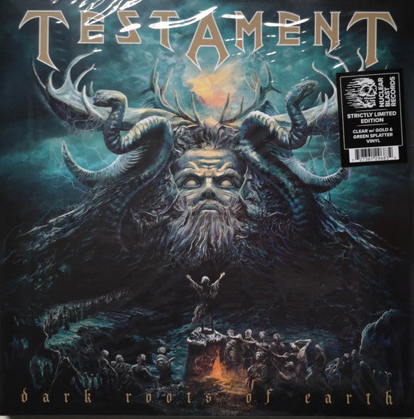 Testament – Dark Roots of Earth (Clear Gold Green Splatter Vinyl/2LP) 🇺🇸