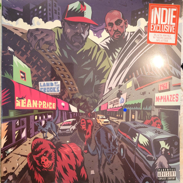 Sean & M-phazes Price – Land of the Crooks (Neon Green Color-in-color W/ Smoke Vinyl) (RSD Essential) 🇺🇸
