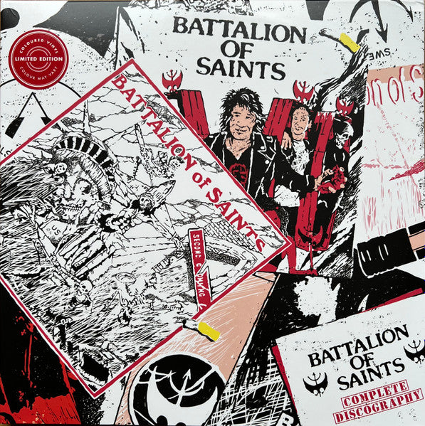 Battalion of Saints – Complete Discography (Red, White & Blue Triple Vinyl/3LP) 🇺🇸