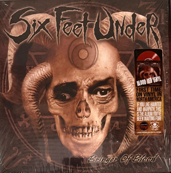 Six Feet Under – Bringer of Blood (Blood Red Vinyl) 🇺🇸