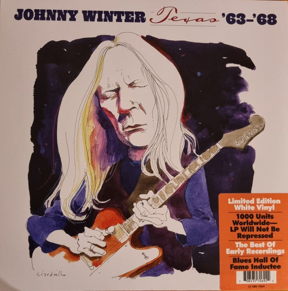 Johnny Winter – Texas '63-'68 (White Vinyl) 🇺🇸