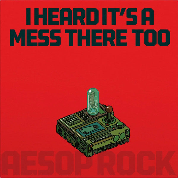 Aesop Rock – I Heard It's a Mess There Too (Apple Red Opaque Vinyl) 🇺🇸