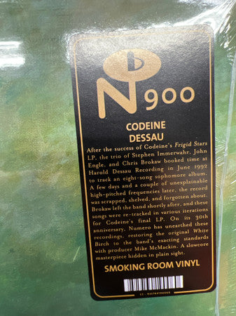 Codeine – Dessau (Clear Smoke Translucent Vinyl) 🇺🇸