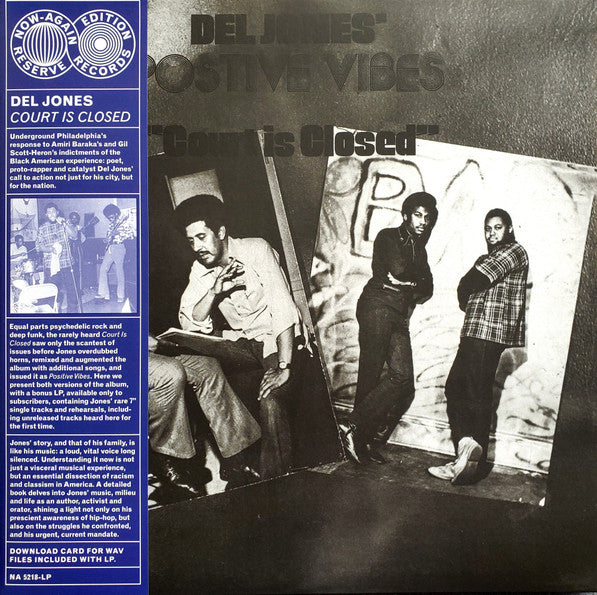 Del Jones' Positive Vibes – Court is Closed (2LP) 🇺🇸