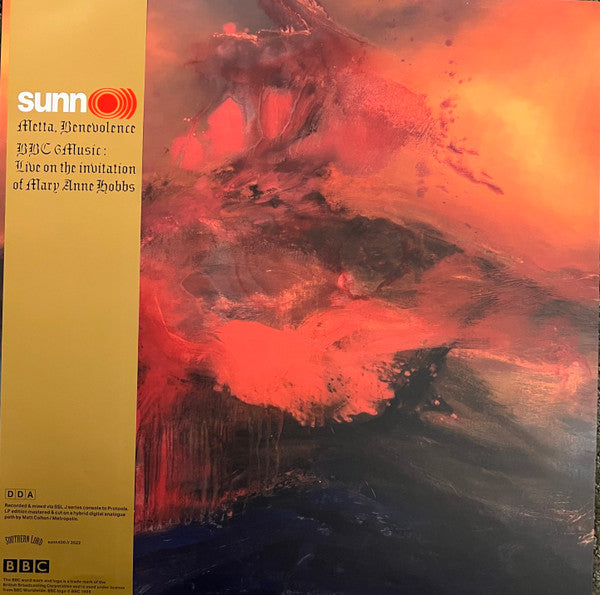 Sunn 0))) – Metta, Benevolence Bbc 6music: Live on the Invitation of Mary Anne Hobbs (Opaque Blue Vinyl/2LP) 🇺🇸