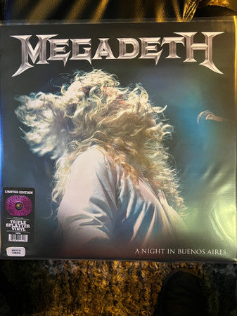 Megadeth – Night in Buenos Aires (Purple & Black Splatter Vinyl) 🇺🇸