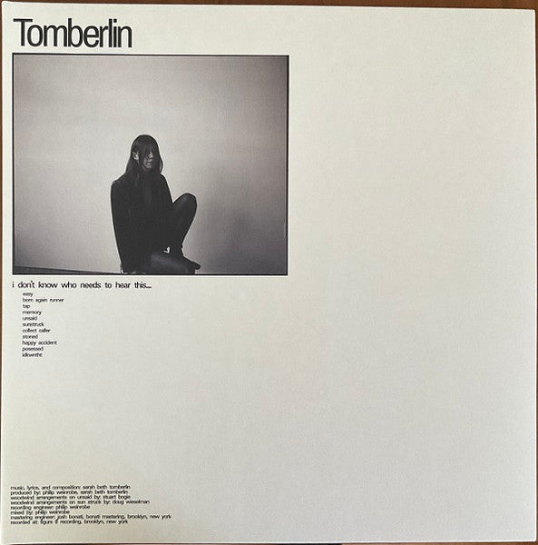 Tomberlin – I Don’t Know Who Needs to Hear This (Transparent Orange Vinyl/DL Card) (I) 🇺🇸