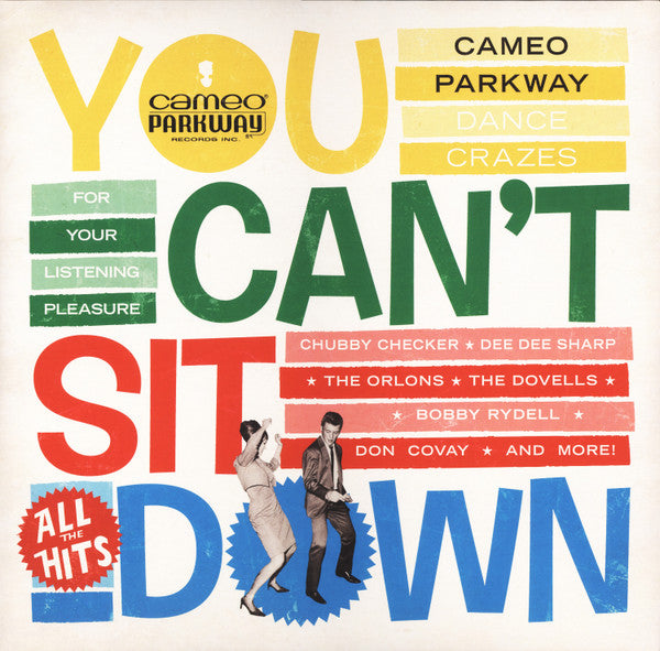 Various Artists – You Can't Sit Down Cameo Parkway Dance Crazes 1958-64 (U.k Collection) (Yellow Vinyl/2LP/180G) (RSD) 🇺🇸