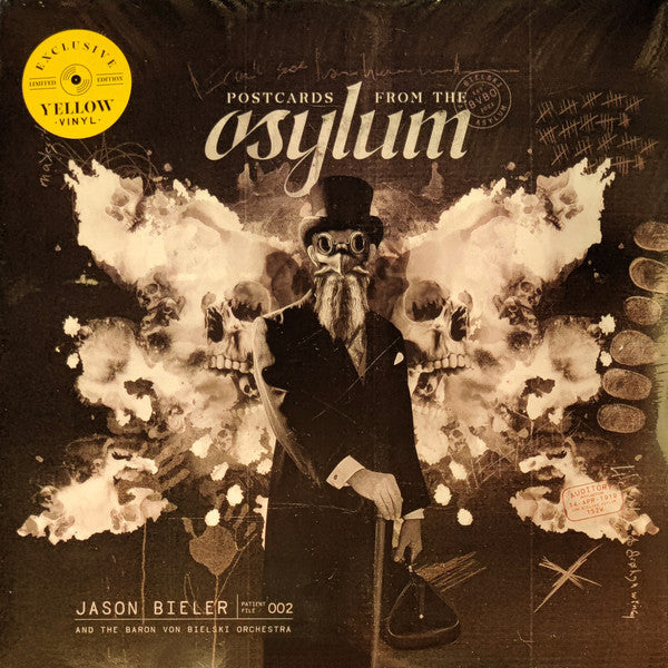 Jason Bieler & The Baron Von Bielski Orchestra – Postcards From The Asylum (Yellow Vinyl) (I) 🇺🇸