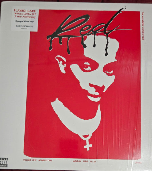 Playboi Carti – Whole Lotta Red (X) (5 Year Anniversary Edition) (Rain Cloud White Vinyl/2LP/Alternate Cover) (I) 🇺🇸
