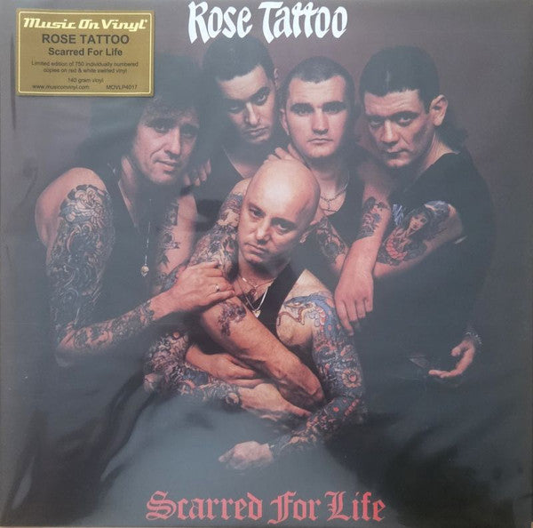 Rose Tattoo – Scarred for Life (Red & White Swirled Vinyl/140g) 🇺🇸