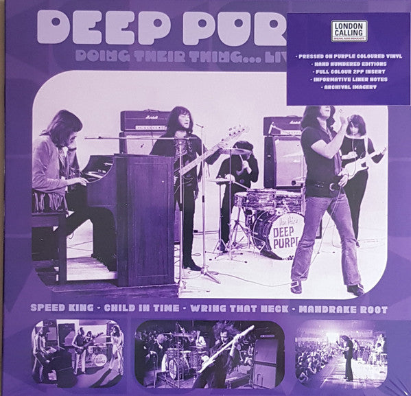 Deep Purple – Doing Their Thing… Live 1970 (110G/Purple Vinyl) 🇺🇸