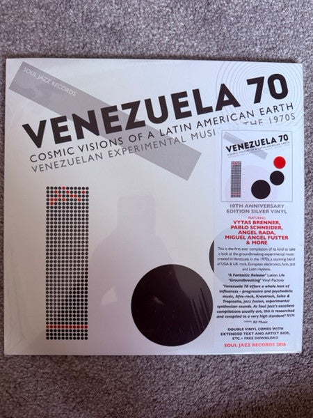Soul Jazz Records Presents – Venezuela 70: Cosmic Visions of Latin American Earth - Experimental in the 1970S (Silver Vinyl/2lp) 🇺🇸