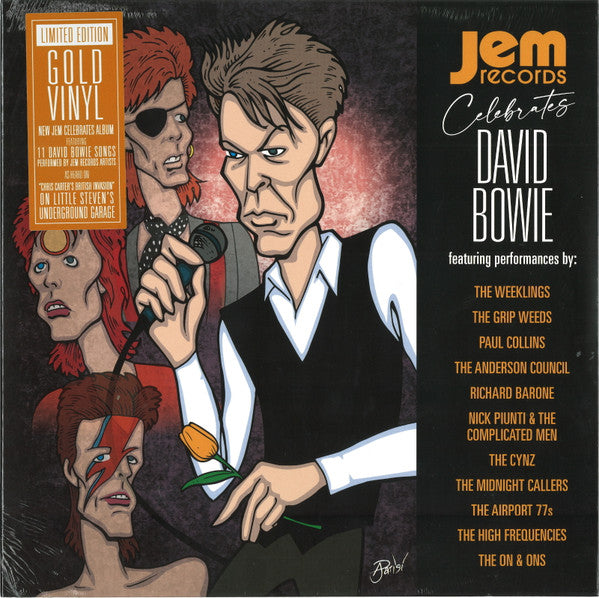 Various Artists – Jem Records Celebrates David Bowie (Gold Vinyl) 🇺🇸