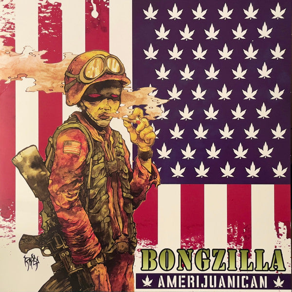 Bongzilla – Amerijuanican (Bone White & Swamp Green Galaxy Effect Merge Vinyl) 🇺🇸