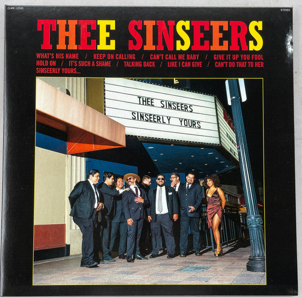Thee Sinseers – Sinseerly Yours (Opaque Yellow Vinyl) 🇺🇸
