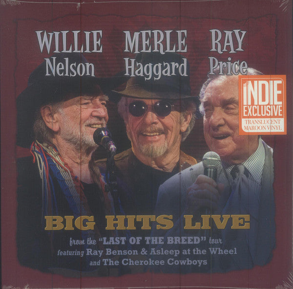 Merle & Ray Willie – Big Hits Live from the Last of the Breed Tour (Maroon Vinyl) (I) 🇺🇸