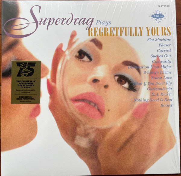 Superdrag – Regretfully Yours (Opaque Pink Vinyl) (Elektra 75) (I) 🇺🇸