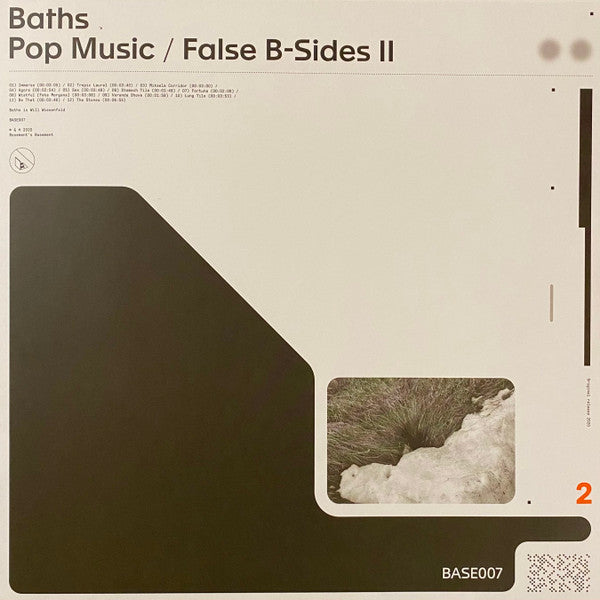 Baths – Pop Music / False B-sides Ii (Cream Color Vinyl) (I) 🇺🇸