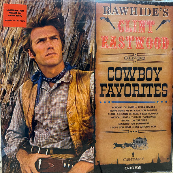 Clint Eastwood – Rawhide's Clint Eastwood Sings Cowboy Favorites (Amber Vinyl) 🇺🇸