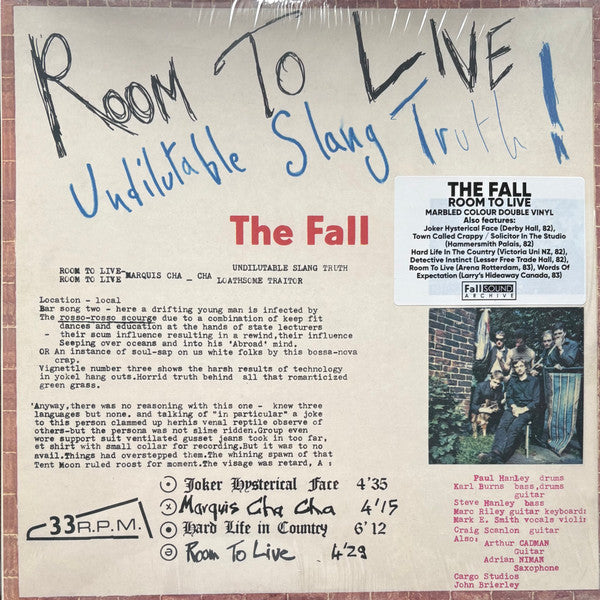 Fall – Room to Live (Marbled Vinyl/2LP) 🇺🇸