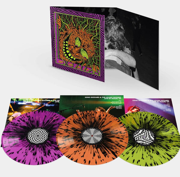 King Gizzard & the Lizard Wizard – King Gizzard - Live in Miami '24 (Splatter Vinyl/3LP) 🇺🇸