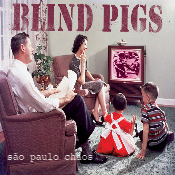 Blind Pigs – Sao Paolo Chaos (Oxblood Inside Ultra Clear with Black & White Splatter Vinyl) 🇺🇸