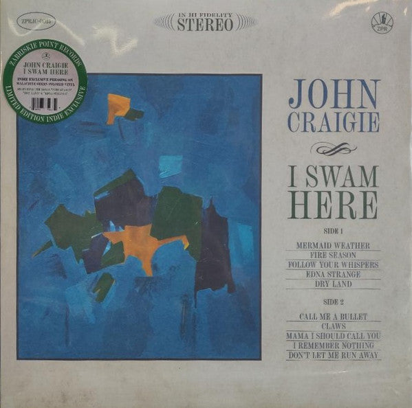John Craigie – I Swam Here (Green Vinyl) (I) 🇺🇸