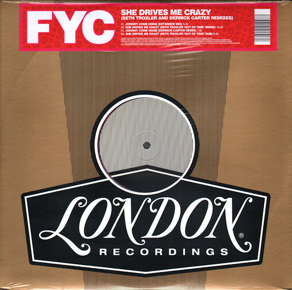 Fine Young Cannibals – She Drives Me Crazy (Derrick Carter & Seth Troxler Remixes) (Color Vinyl) 🇺🇸