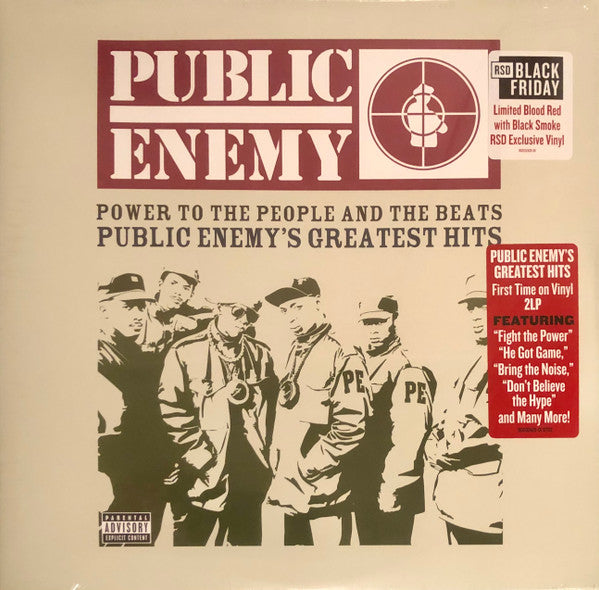 Public Enemy – Power to the People & the Beats - Greatest Hits (X) (Blood Red W/ Black Smoke Vinyl/2LP) 🇺🇸