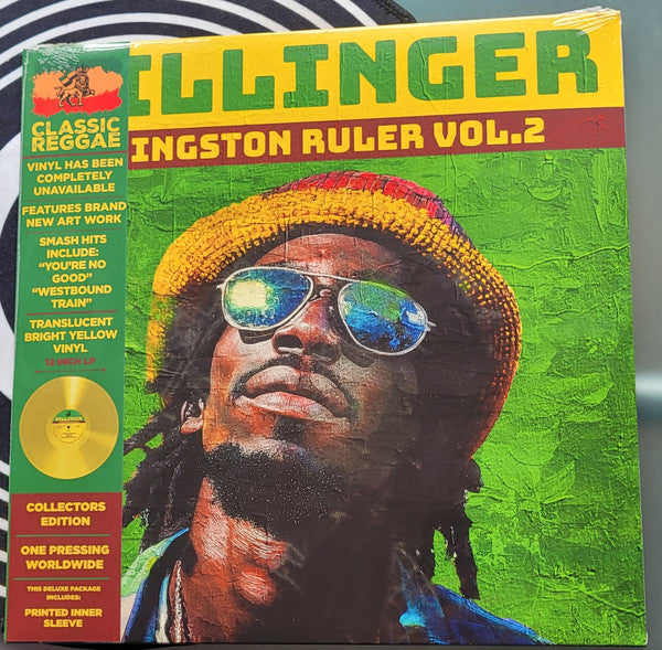 Dillinger – Kingston Ruler Vol.2 (Yellow Vinyl/Deluxe) 🇺🇸