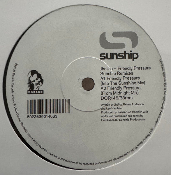 Jhelisa & Sunship – Friendly Pressure (Sunship Remixes) 🇺🇸