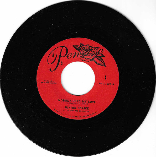Junior Scaife – Nobody Gets My Love B/W Too Much Too Soon 🇺🇸