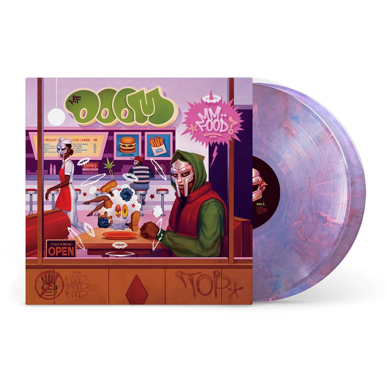 MF Doom – Mm..Food [20th Anniversary Purple, Pink & Blue (Sweetart Marble)]