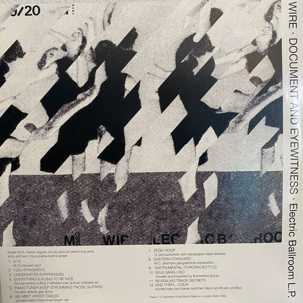 Wire – Document & Eyewitness 1979 - 1980 🇺🇸