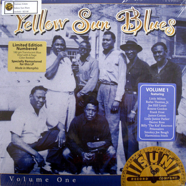 Various Artists – Yellow Sun Blues Volume 1 (Translucent Blue Vinyl/Booklet/Numbered/Limited) 🇺🇸