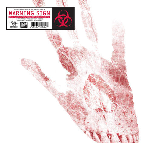Craig Safan – Warning Sign OST (2LP/Red W/ White Splatter Vinyl) 🇺🇸